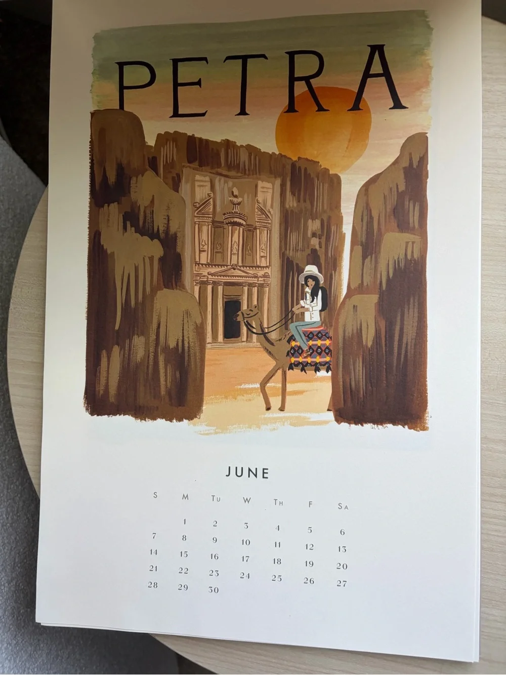 Rifle Paper Co. 2015 Travel The World Wall Calendar